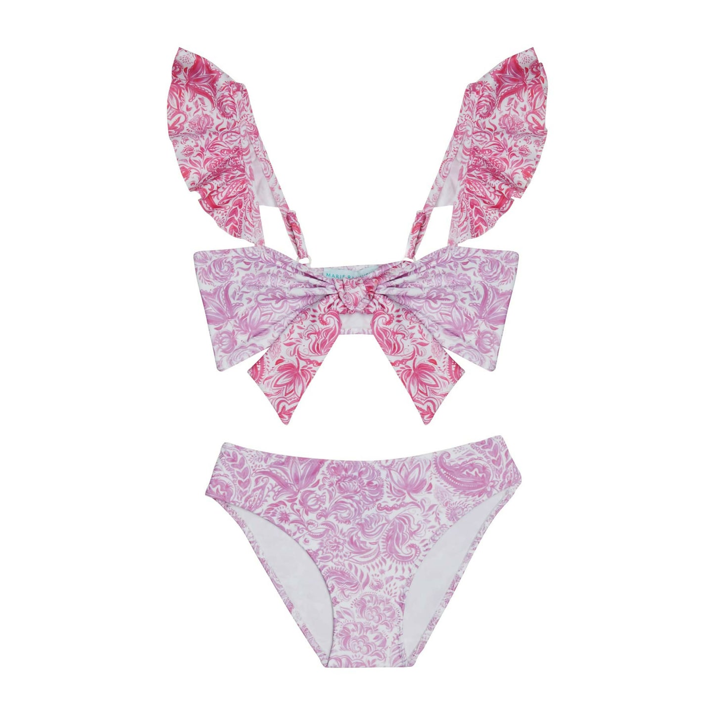 GIRL’S TIE KNOT BIKINI PAISLEY MIX