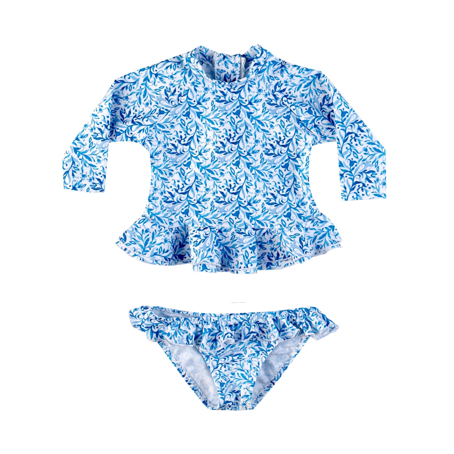 BABY GIRL'S ANTI-UV RUFFLED RASHGUARD INDIE