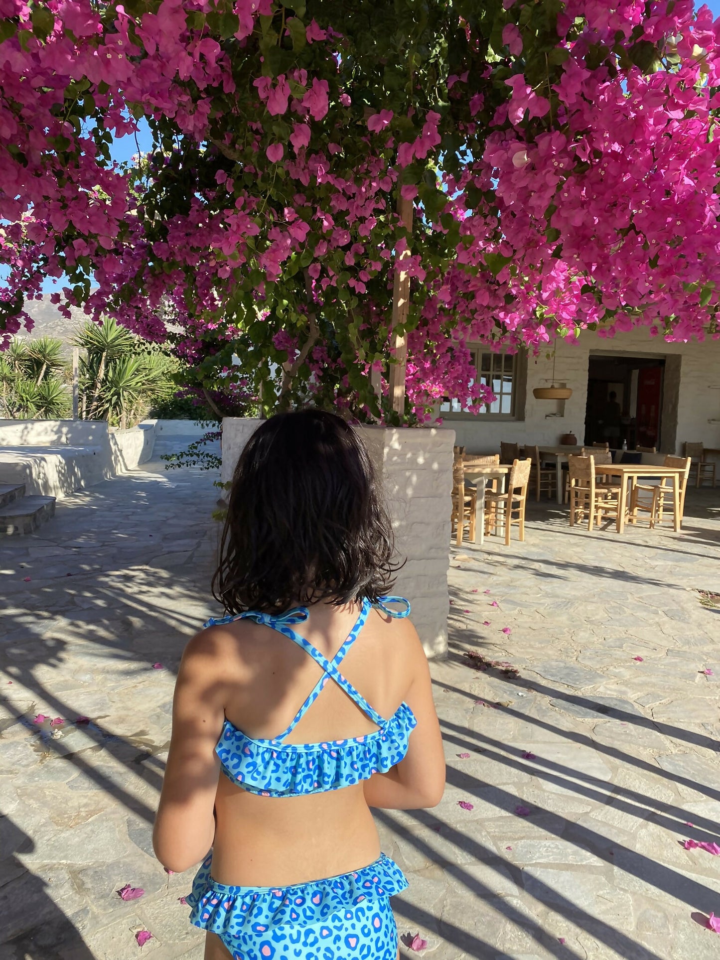 Yoli's Bikini Set – Pink & blue leopard