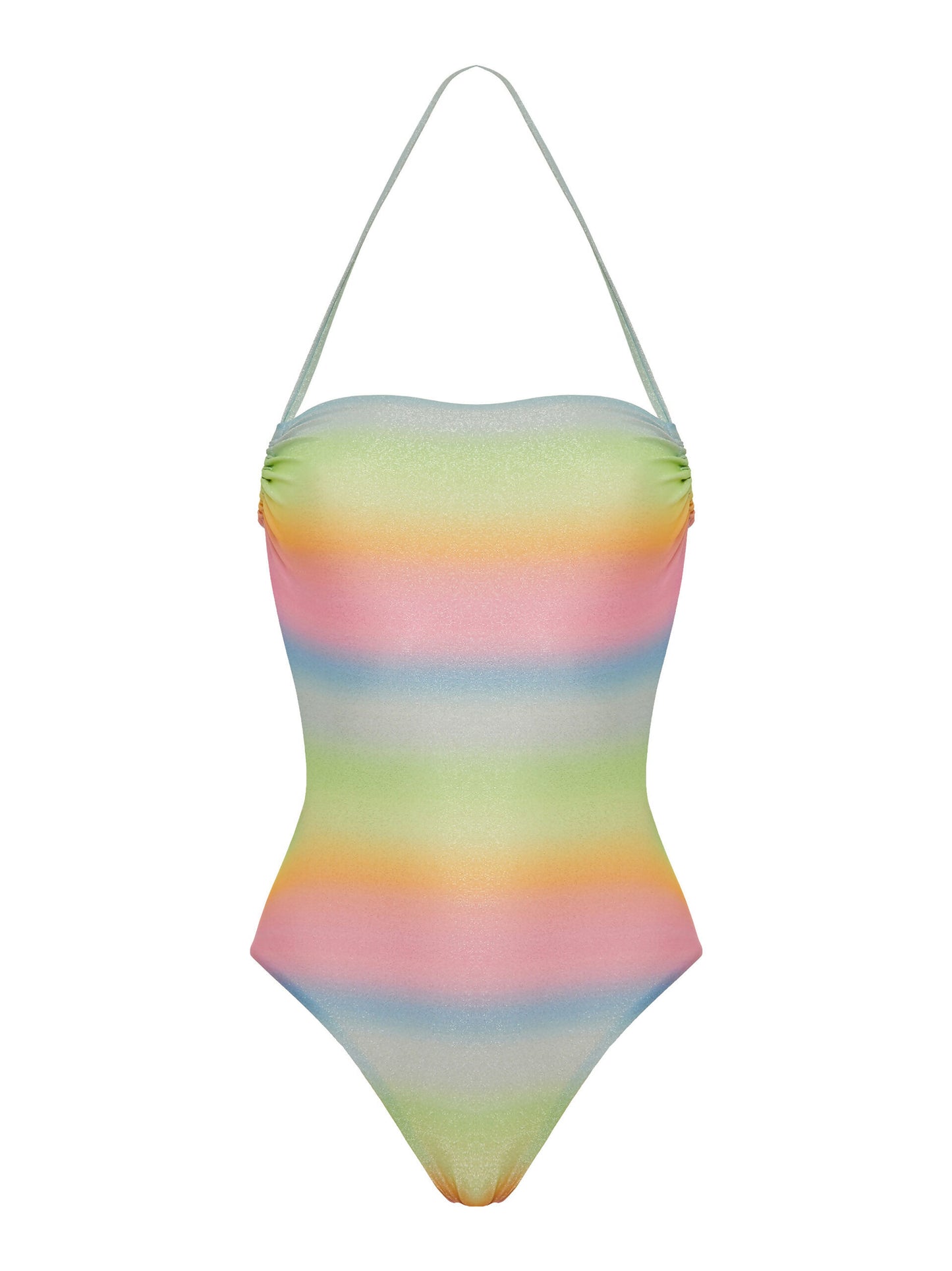 YASMIN SWIMSUIT IN RAINBOW LUREX