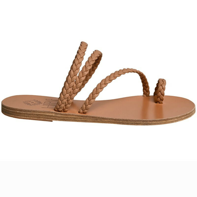 PERSEPHONE HANDMADE LEATHER SANDAL - Natural