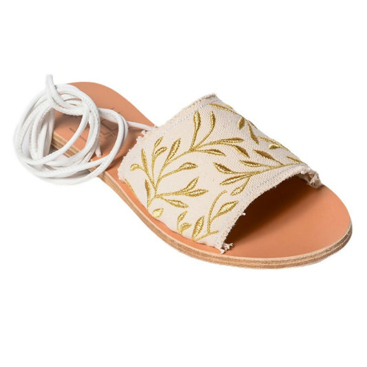 ELIA LEATHER SANDAL - Gold