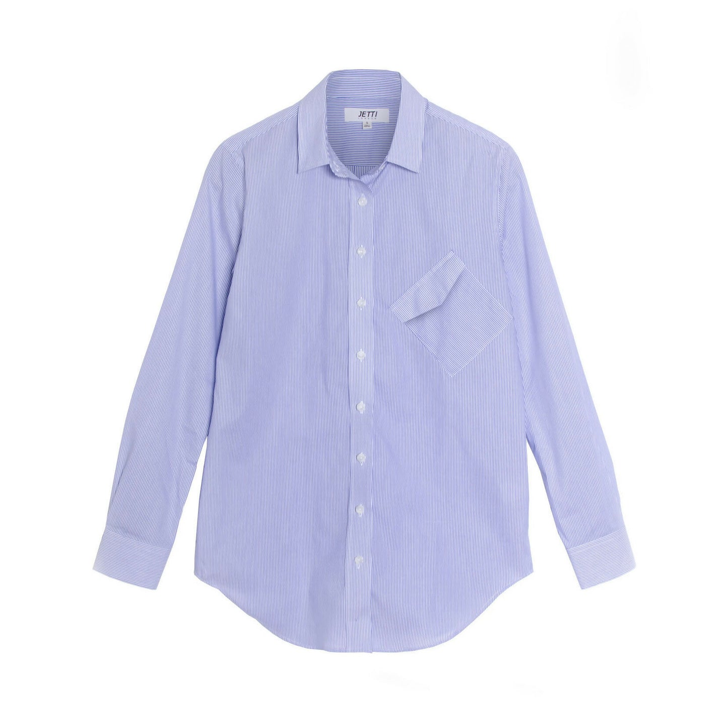 Crooked Boyfriend Shirt - Microstripe