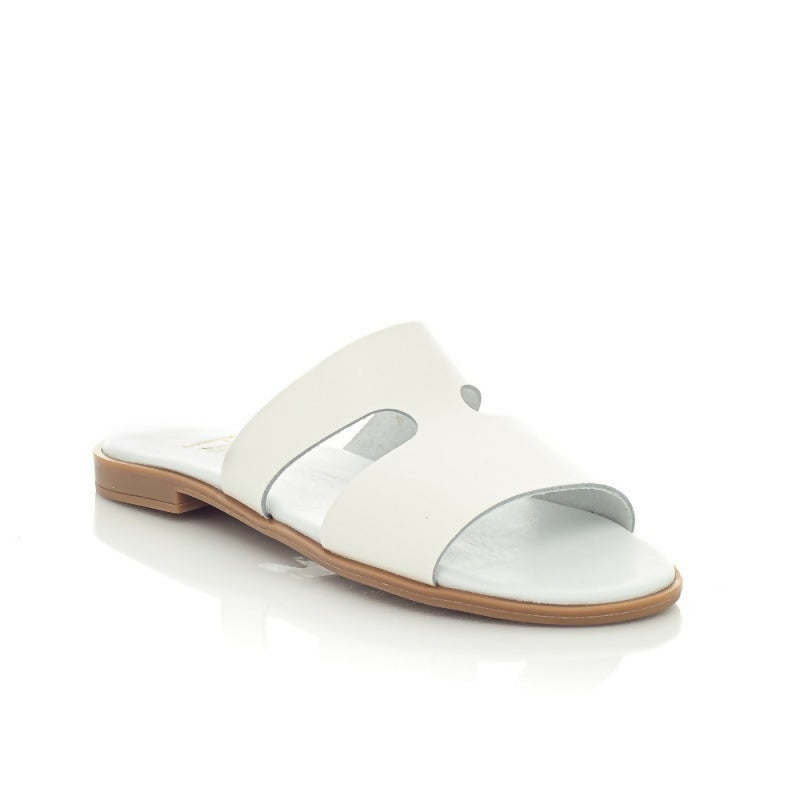 Artemis Handmade Leather Sandals - White