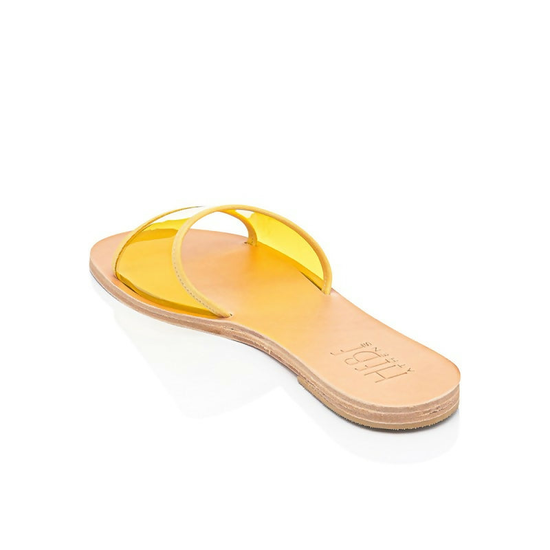Ersa Yellow Leather Sandals