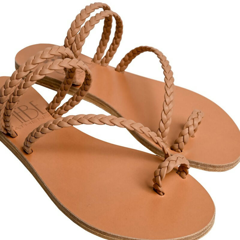 PERSEPHONE HANDMADE LEATHER SANDAL - Natural