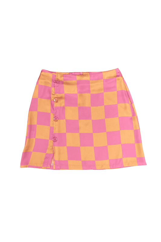 After Glow pink skirt