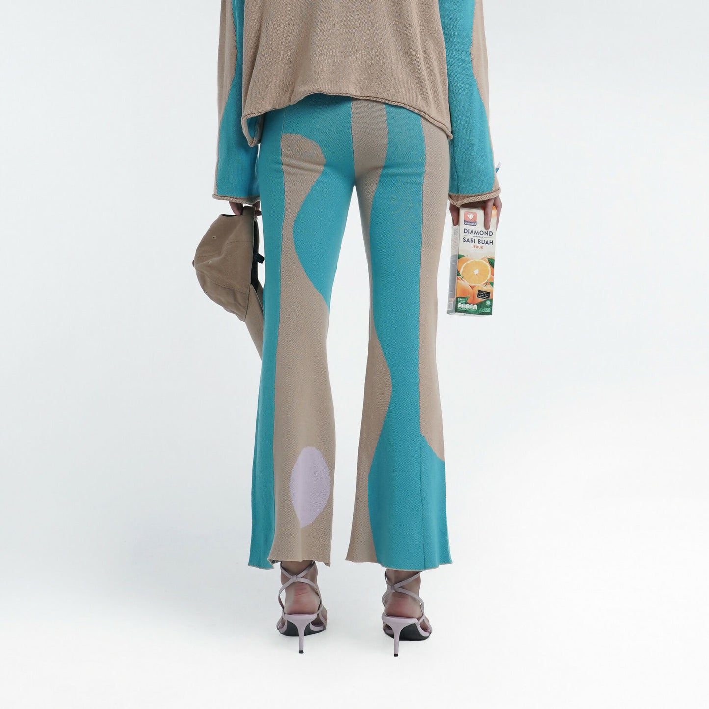 Sunrise Raw Edge Pant in Bubble O'Bill