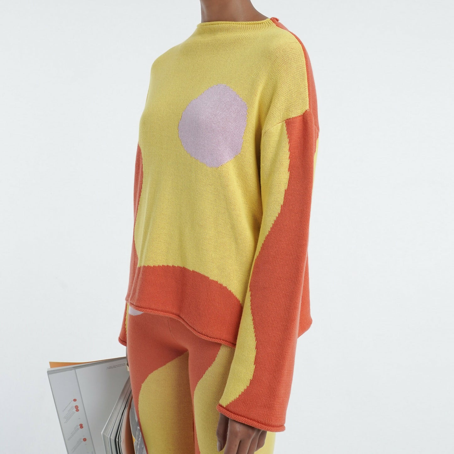 Sunrise Raw Edge Sweat in Horizon