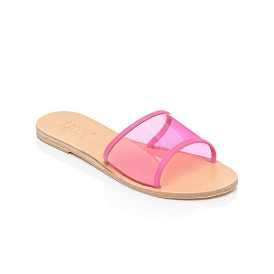 Ersa Pink Leather Sandals