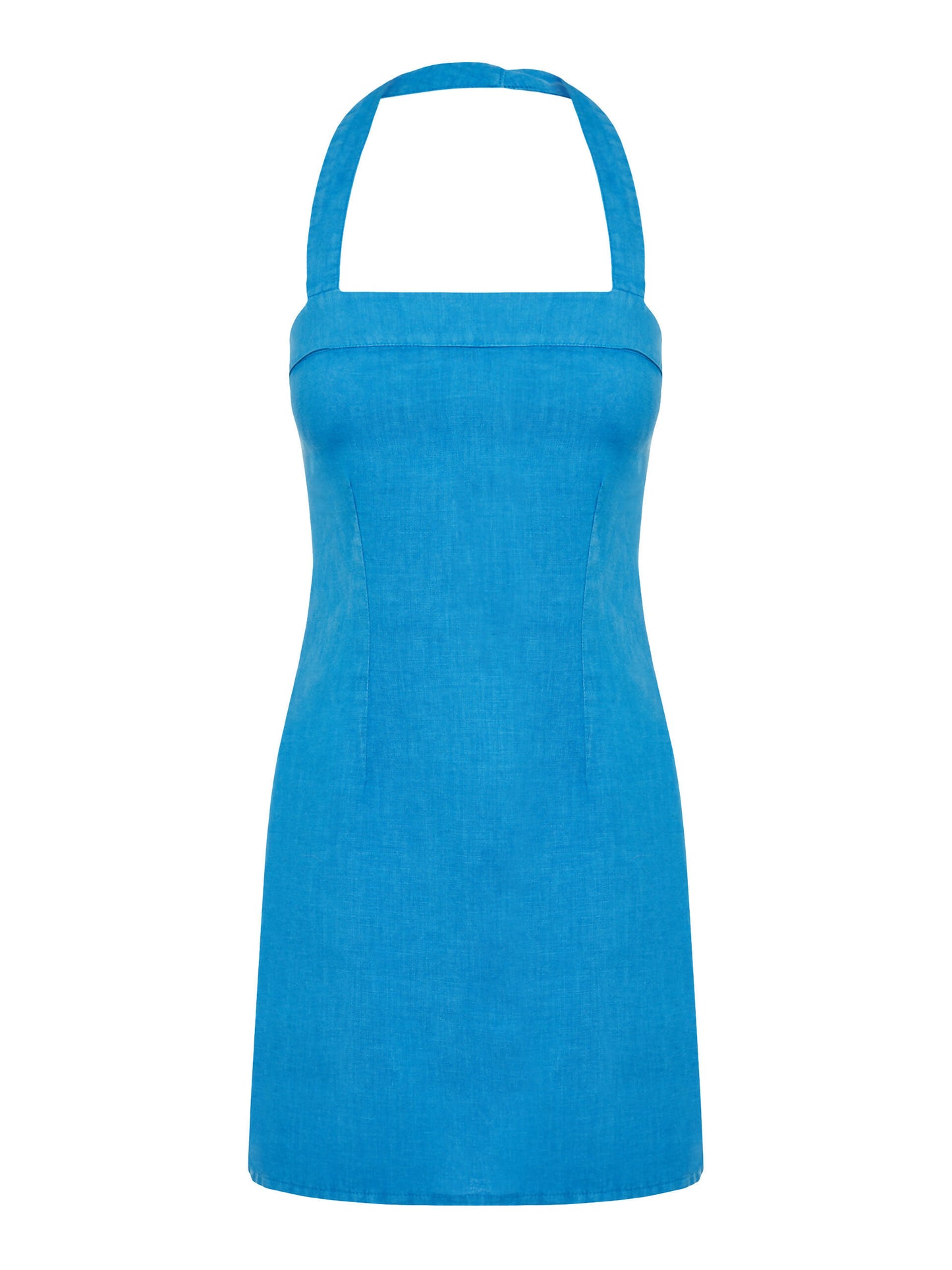 KATIE LINEN DRESS IN POSITANO