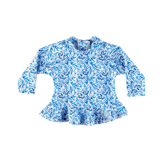 BABY GIRL'S ANTI-UV RUFFLED RASHGUARD INDIE