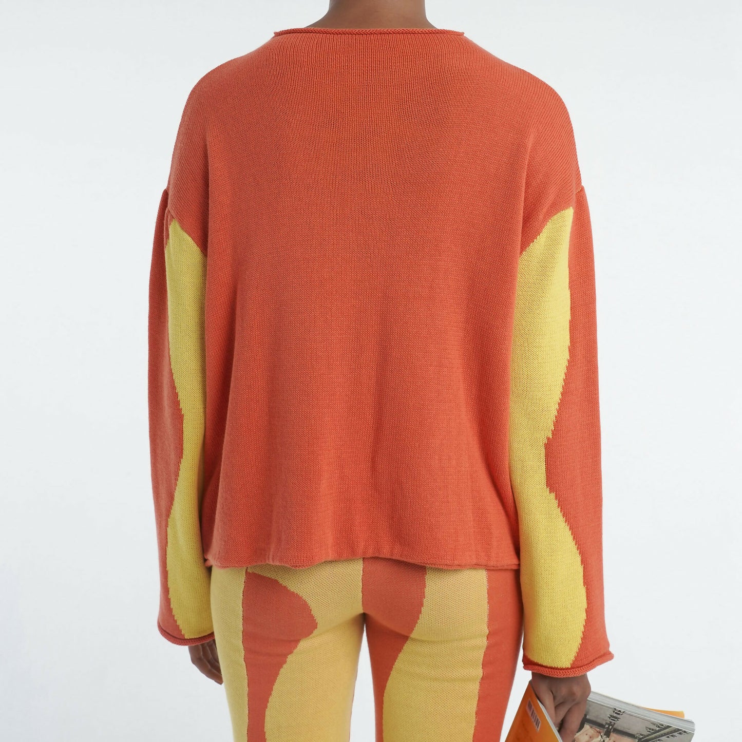 Sunrise Raw Edge Sweat in Horizon