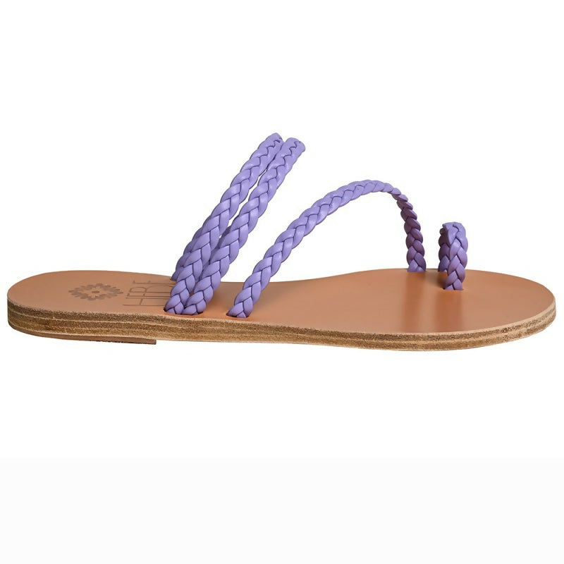 PERSEPHONE LEATHER SANDAL - Lavender
