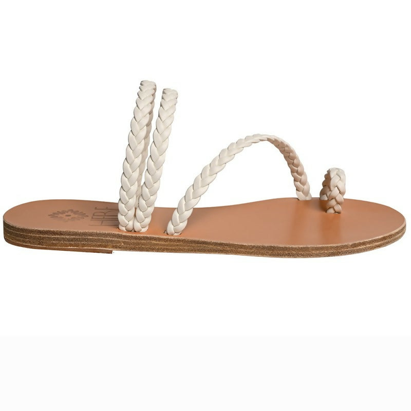 PERSEPHONE HANDMADE LEATHER SANDAL - White