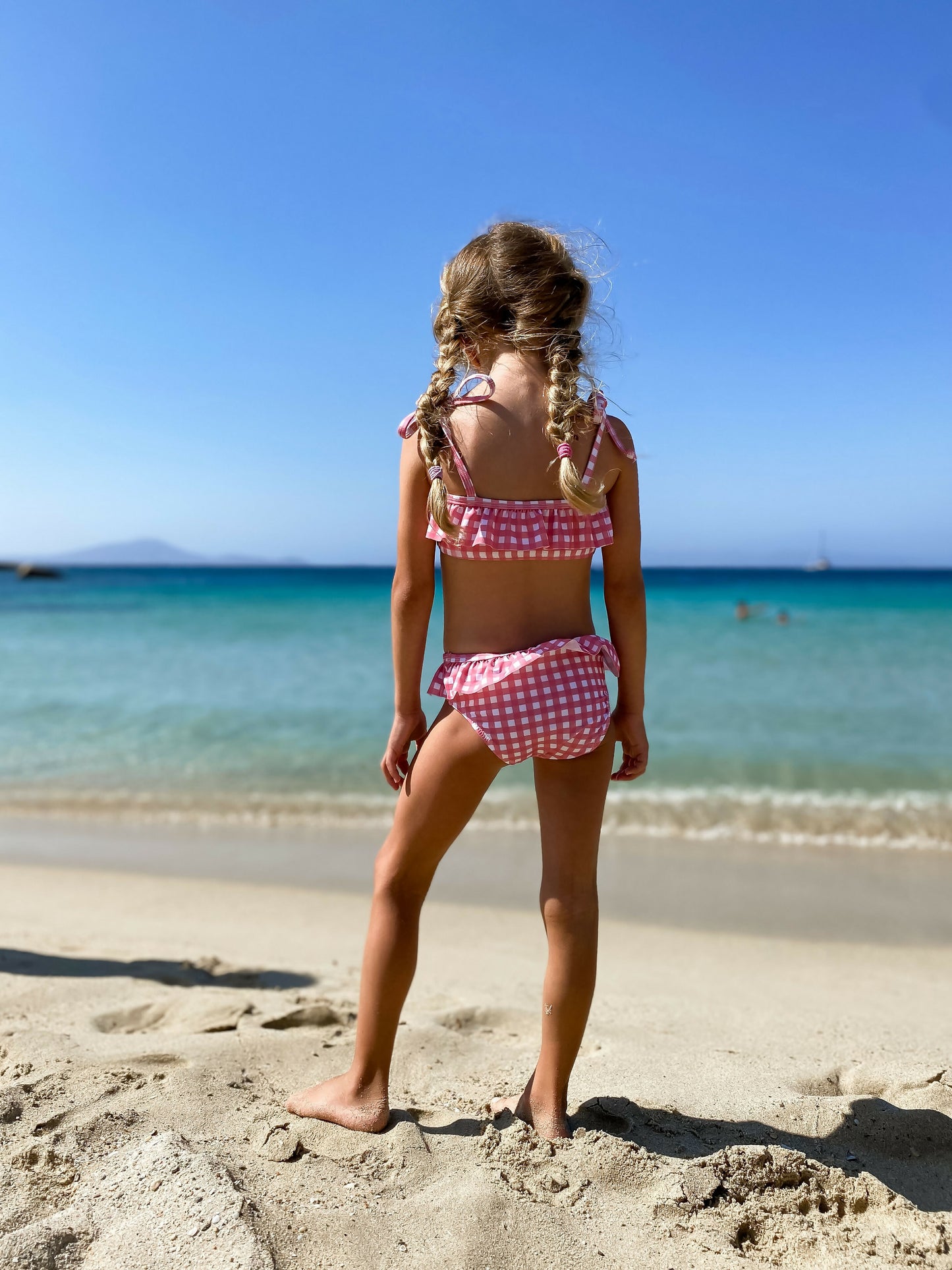 Yoli's Bikini Set – Pink Check