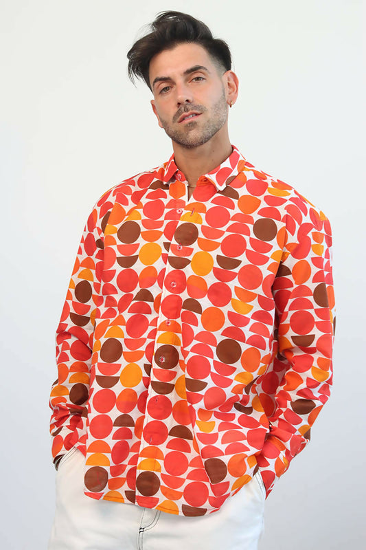 Circle Back to You Shirt in Orange