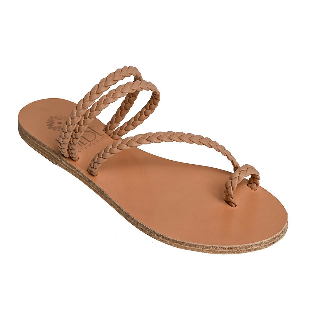 PERSEPHONE HANDMADE LEATHER SANDAL - Natural