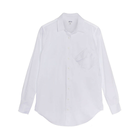 Crooked Boyfriend Shirt - White
