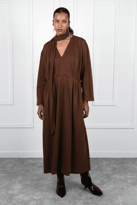 Orvelle Brown Dress