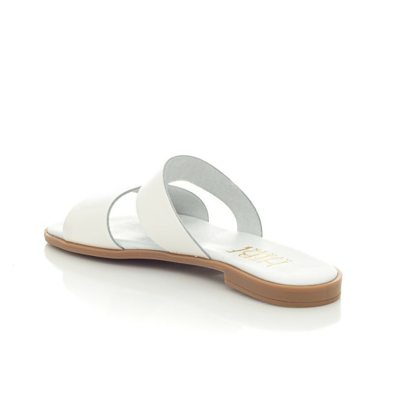 Artemis Handmade Leather Sandals - White