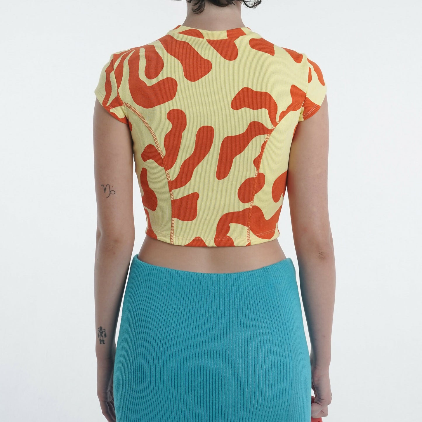 Raglan Tee in Tequila Sunrise