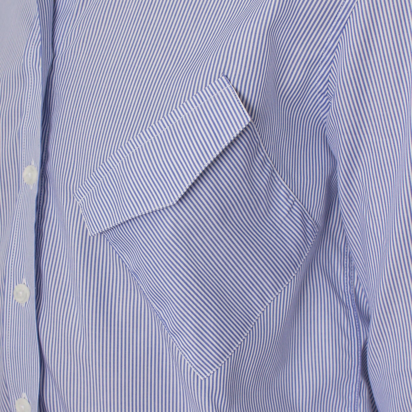 Crooked Boyfriend Shirt - Microstripe