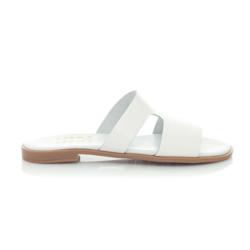 Artemis Handmade Leather Sandals - White