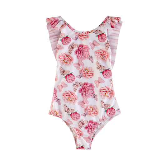 GIRL'S ONE PIECE PLEATED ROMANTIC