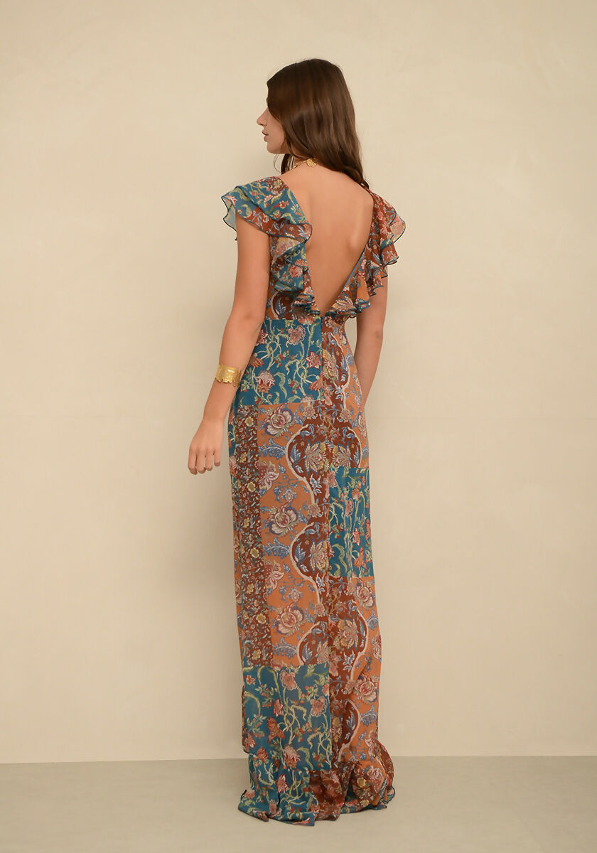 nash-03-venice-brown-petrol-print-maxi-muslin-forema-resort-collection-kalokairino-aerino-forema-nashbyna-natashaavloniti-greekdesigner-weddingdresses