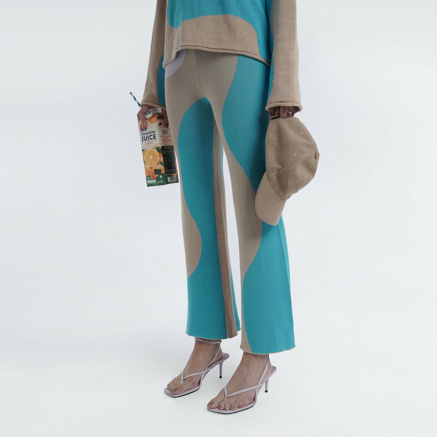 Sunrise Raw Edge Pant in Bubble O'Bill