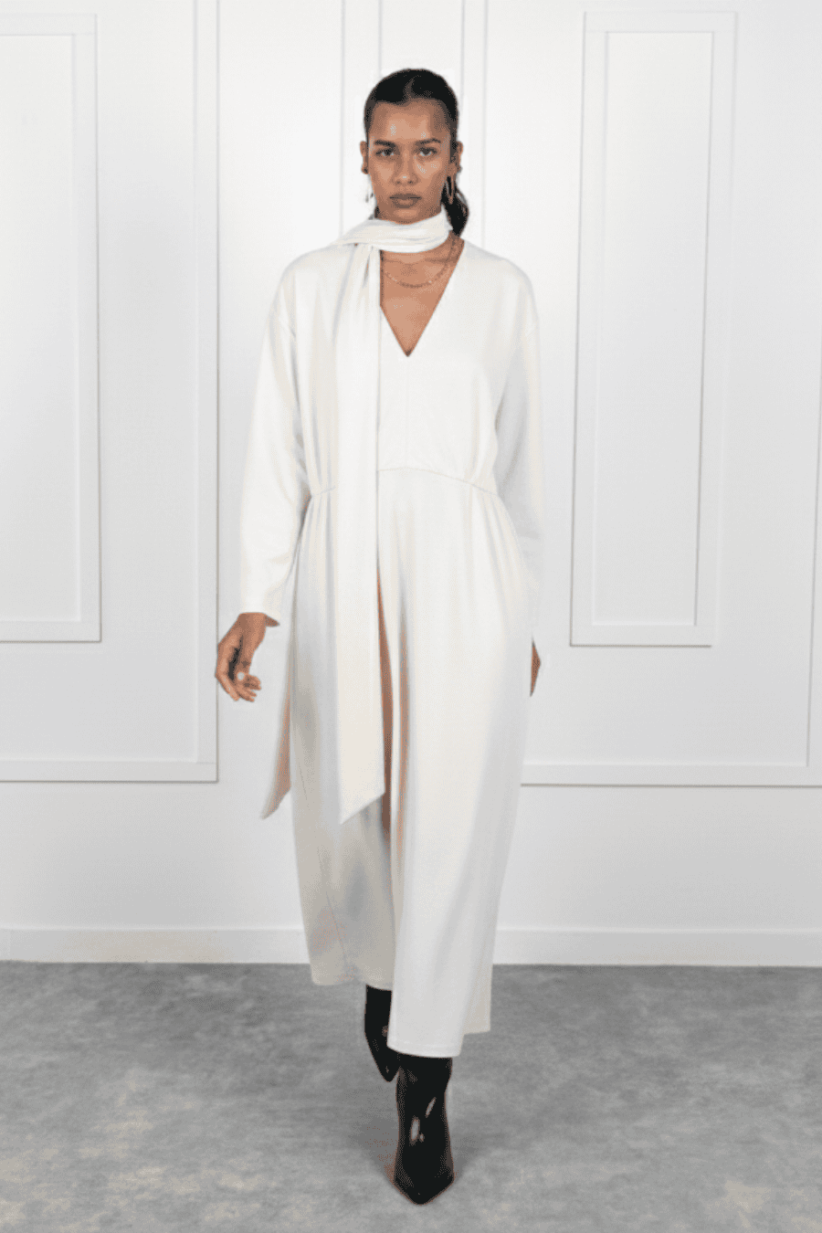 Orvelle Off white Dress