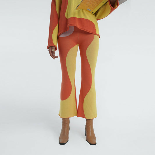 Sunrise Raw Edge Pant in Horizon
