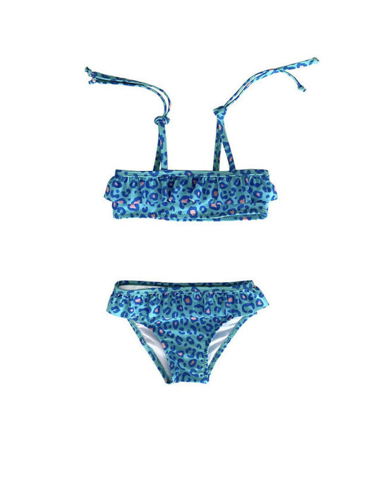Yoli's Bikini Set – Pink & blue leopard