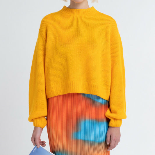 Lightweight Pullover in Carrot