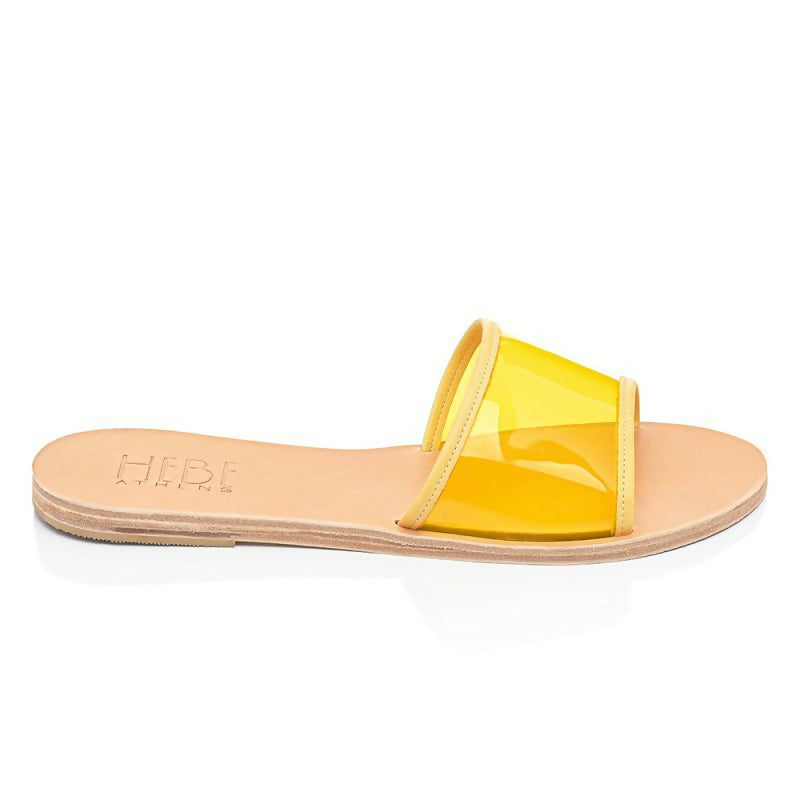 Ersa Yellow Leather Sandals