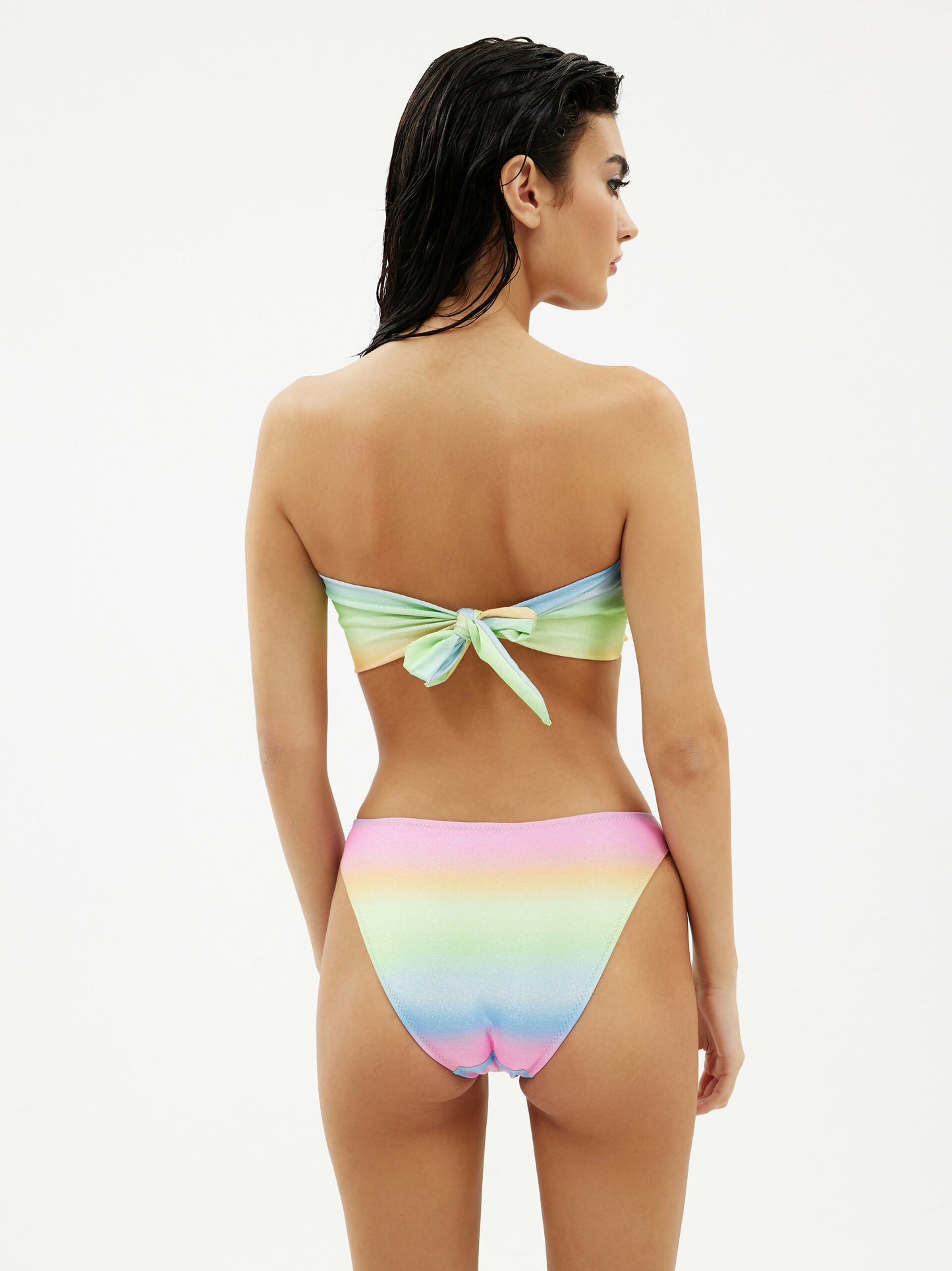 AMANDA BIKINI RAINBOW - LUREX FABRIC